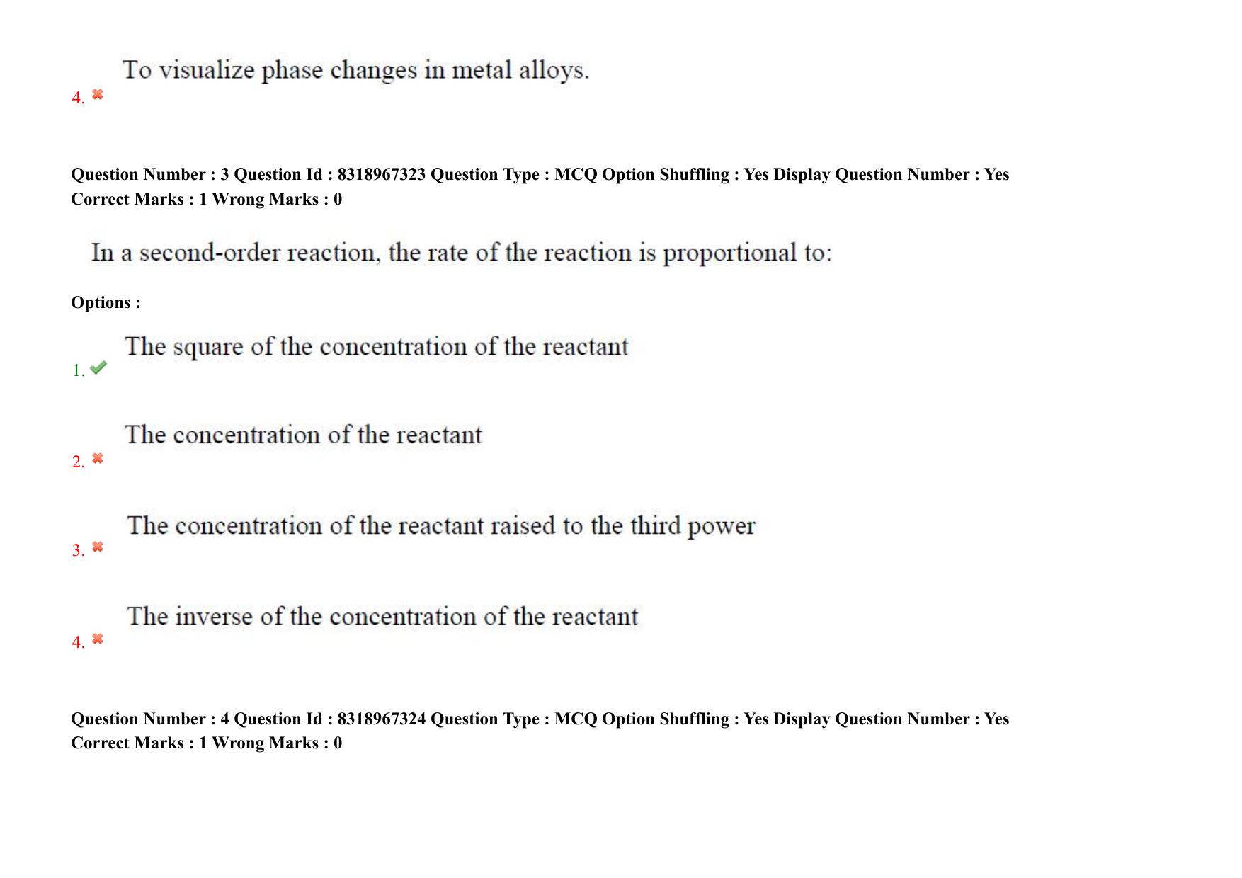 AP PGCET 2025 Metallurgy Paper with Answer Key - Page 4