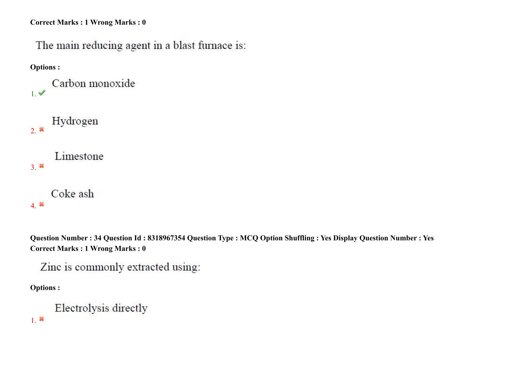 AP PGCET 2025 Metallurgy Paper with Answer Key - Page 26