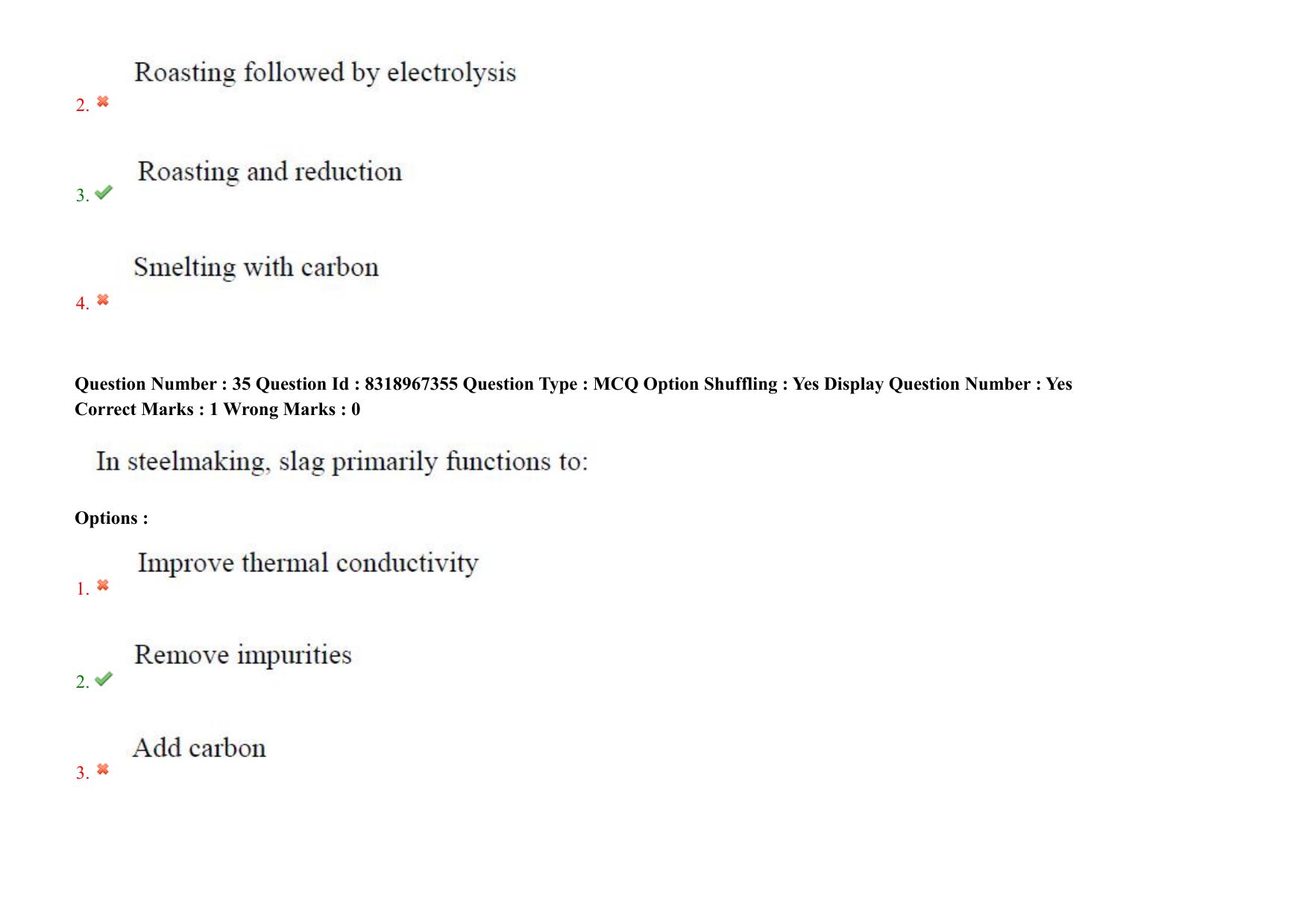AP PGCET 2025 Metallurgy Paper with Answer Key - Page 27