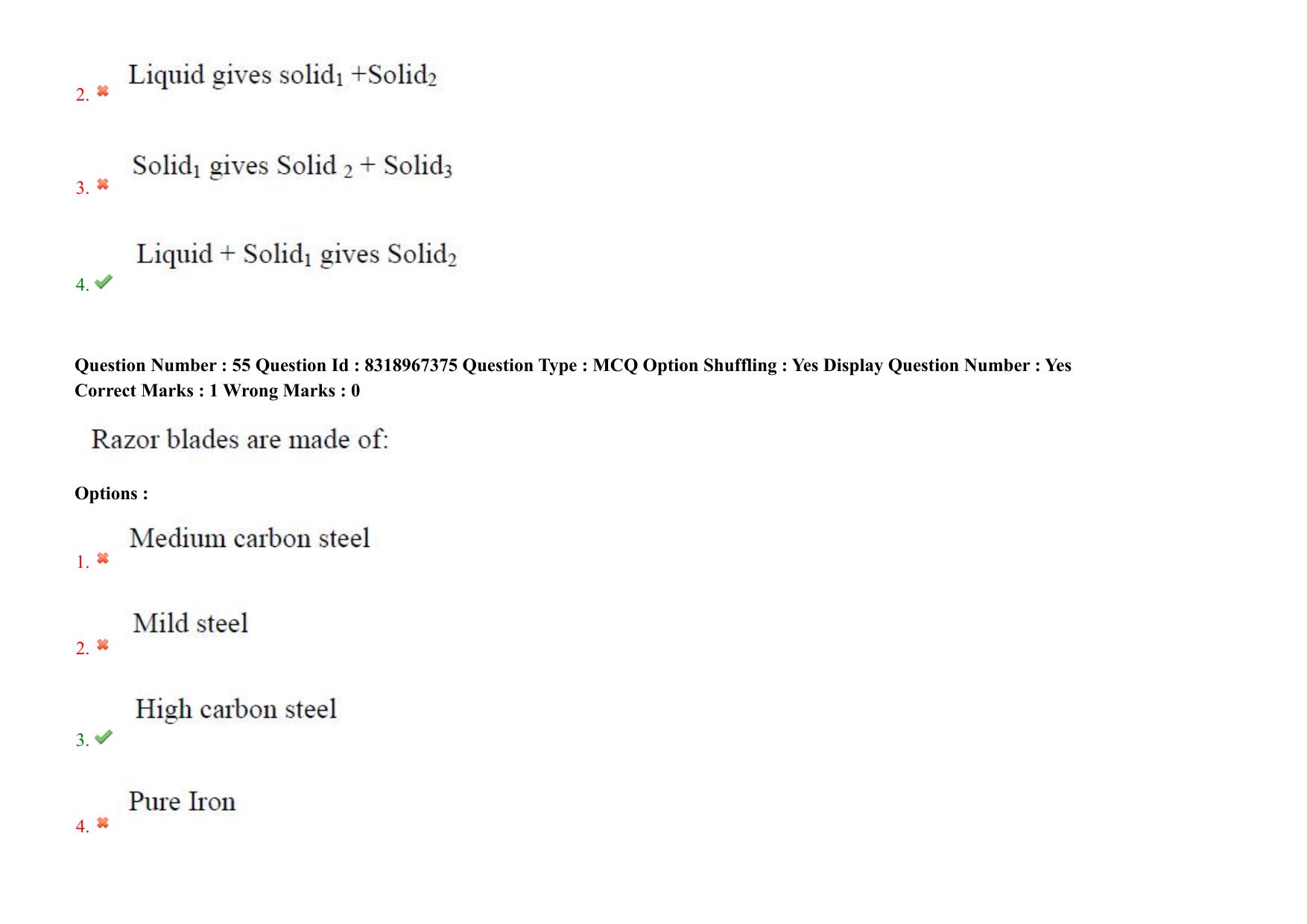 AP PGCET 2025 Metallurgy Paper with Answer Key - Page 42