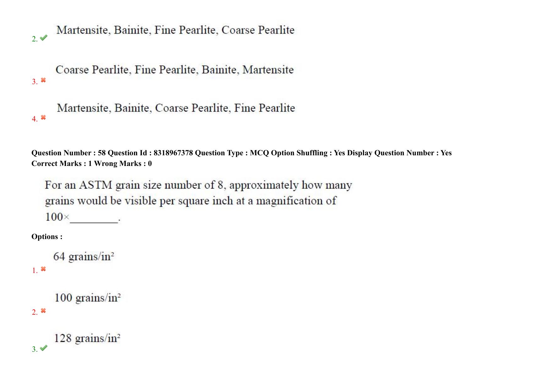 AP PGCET 2025 Metallurgy Paper with Answer Key - Page 44
