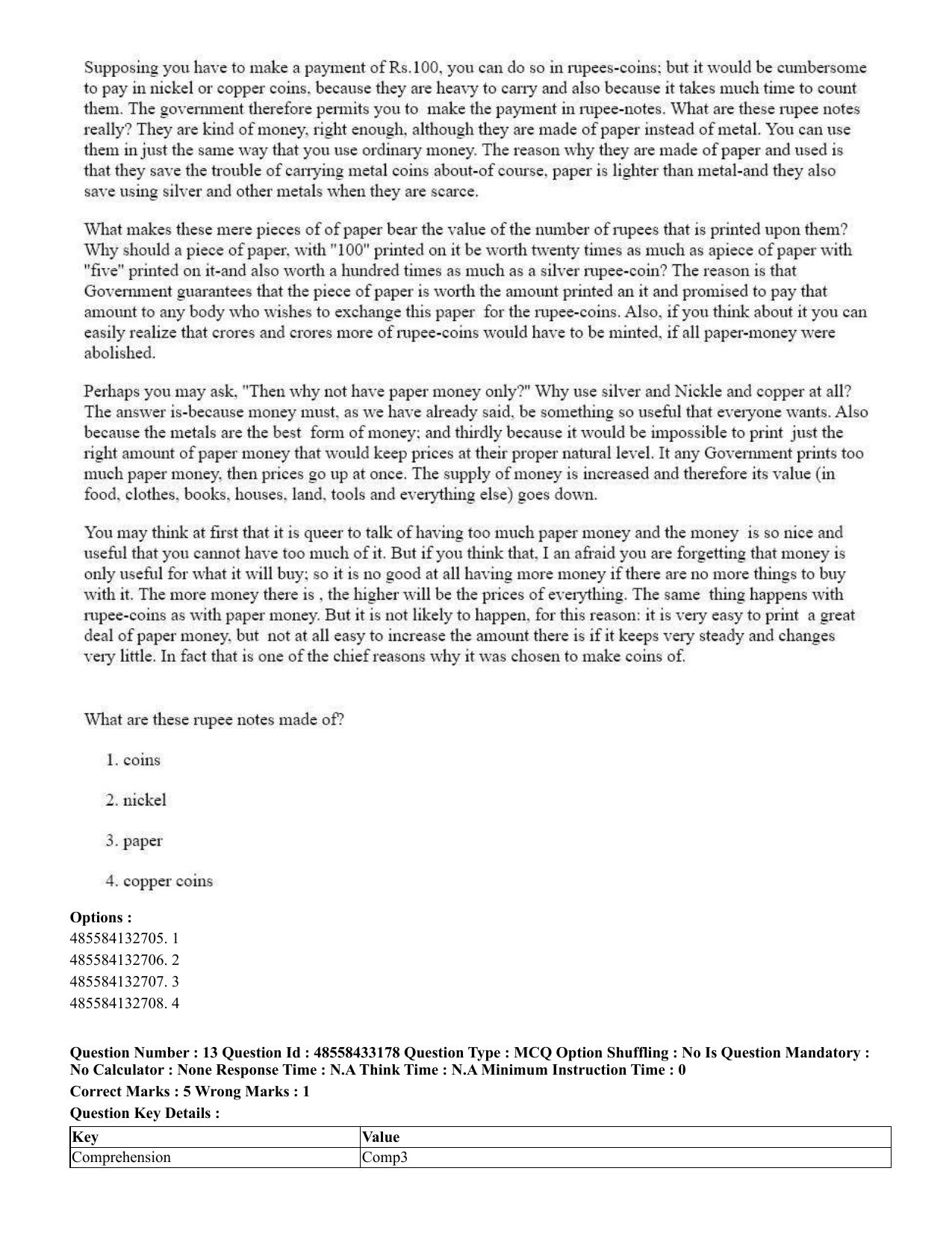 CUET 2023 English Gujarati Shift 1 Question Papers - 18 June 2023 - Page 12