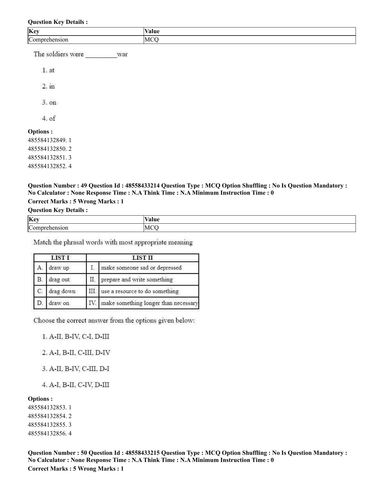 CUET 2023 English Gujarati Shift 1 Question Papers - 18 June 2023 - Page 32