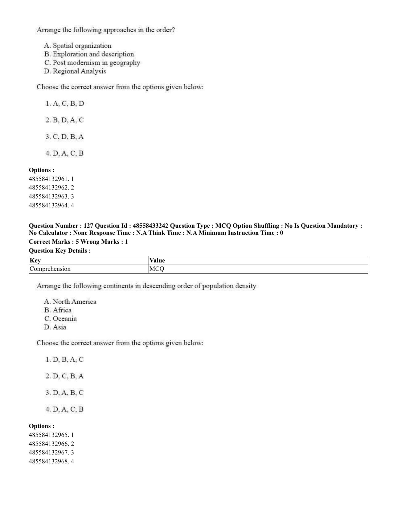 CUET 2023 English Gujarati Shift 1 Question Papers - 18 June 2023 - Page 110