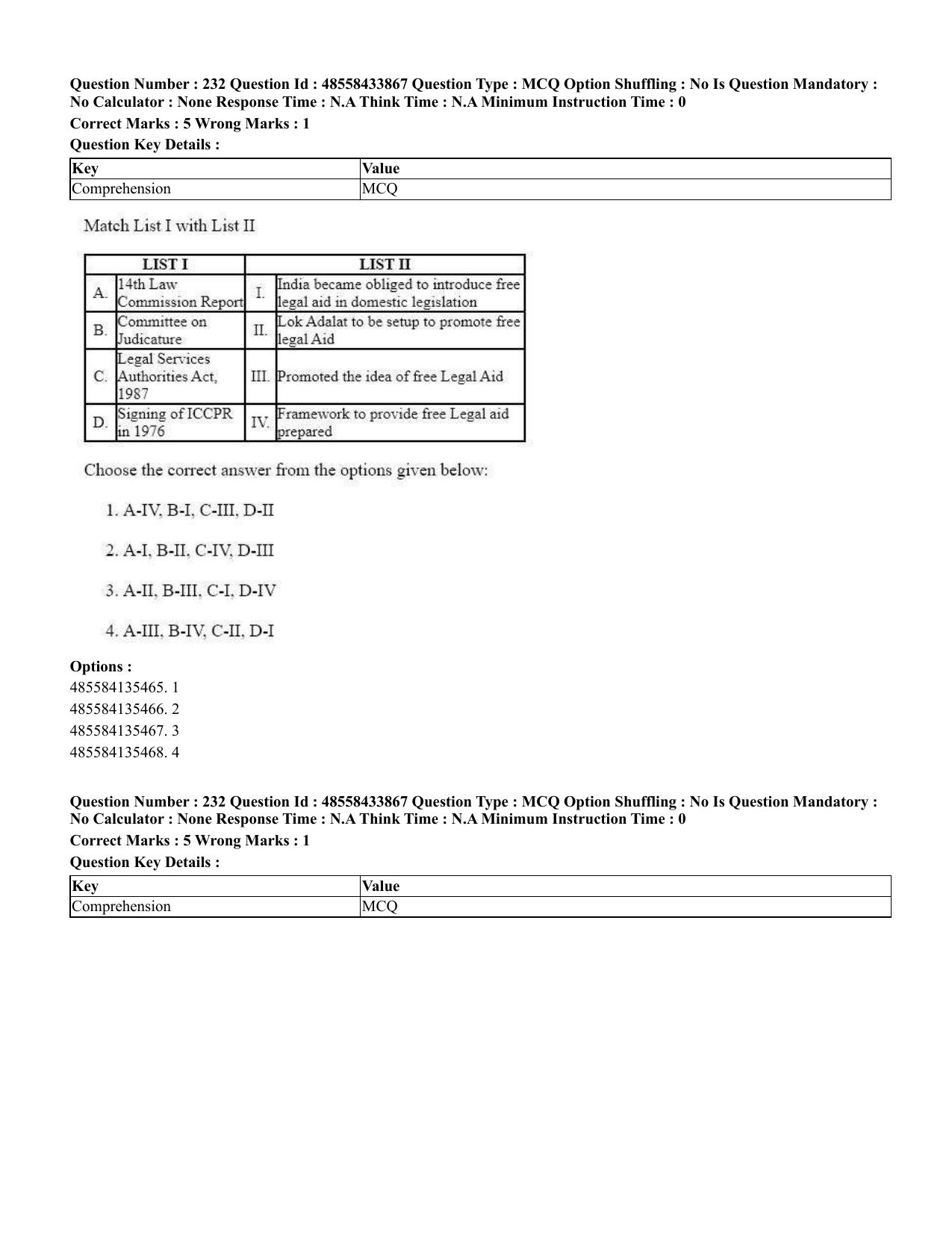 CUET 2023 English Gujarati Shift 1 Question Papers - 18 June 2023 - Page 190