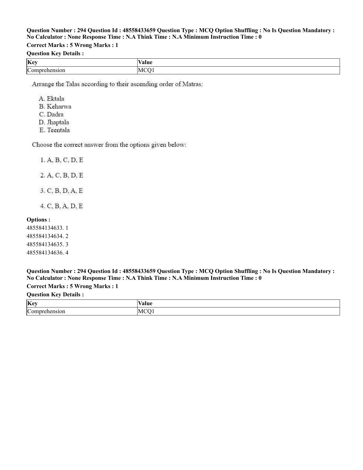 CUET 2023 English Gujarati Shift 1 Question Papers - 18 June 2023 - Page 269