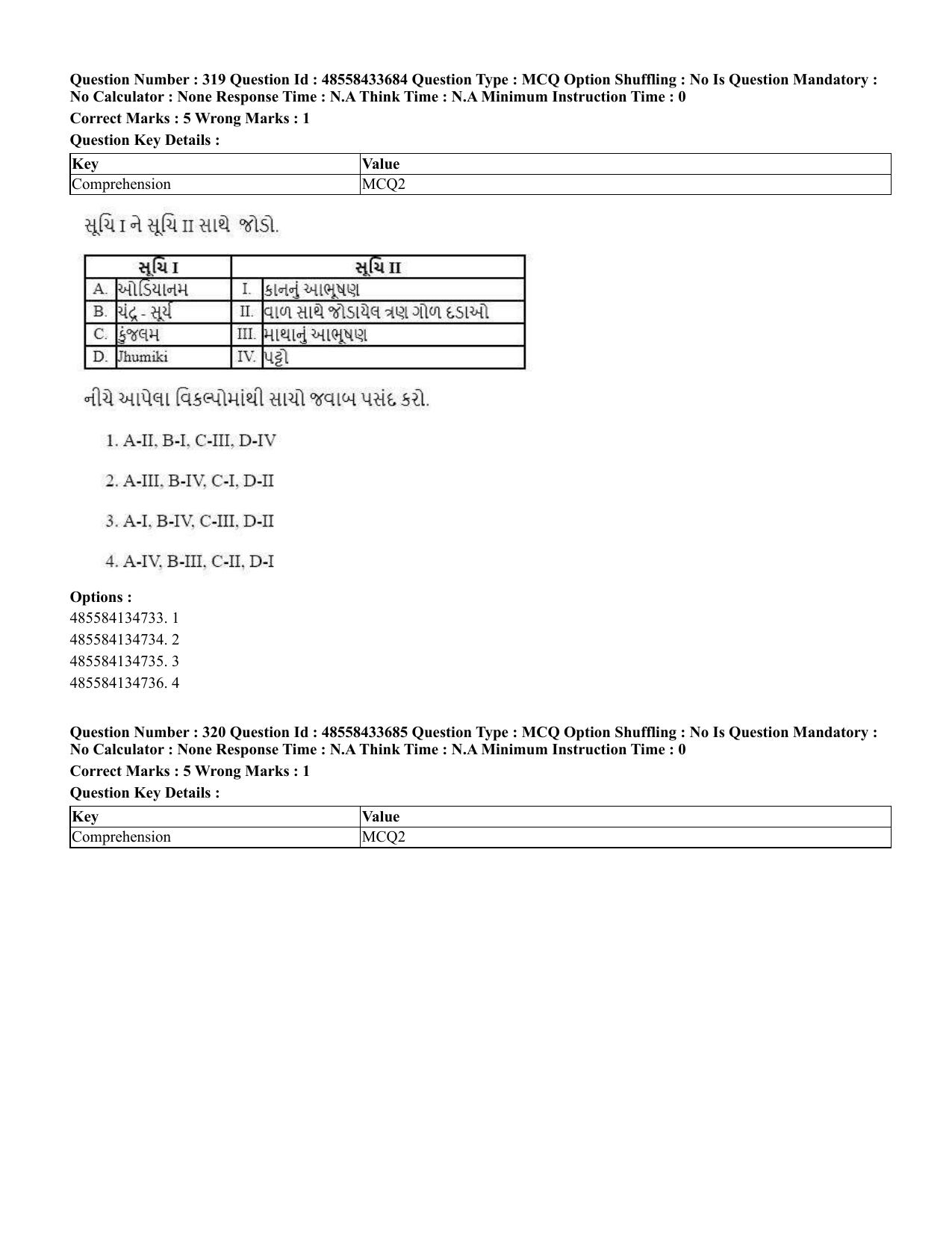 CUET 2023 English Gujarati Shift 1 Question Papers - 18 June 2023 - Page 298