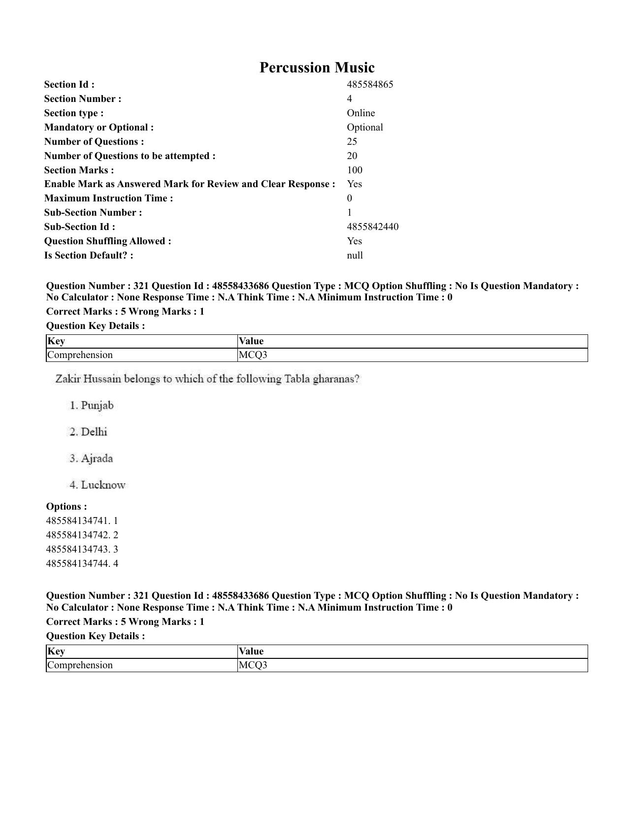 CUET 2023 English Gujarati Shift 1 Question Papers - 18 June 2023 - Page 300