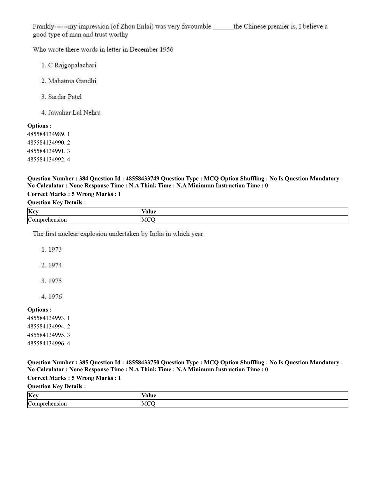 CUET 2023 English Gujarati Shift 1 Question Papers - 18 June 2023 - Page 362