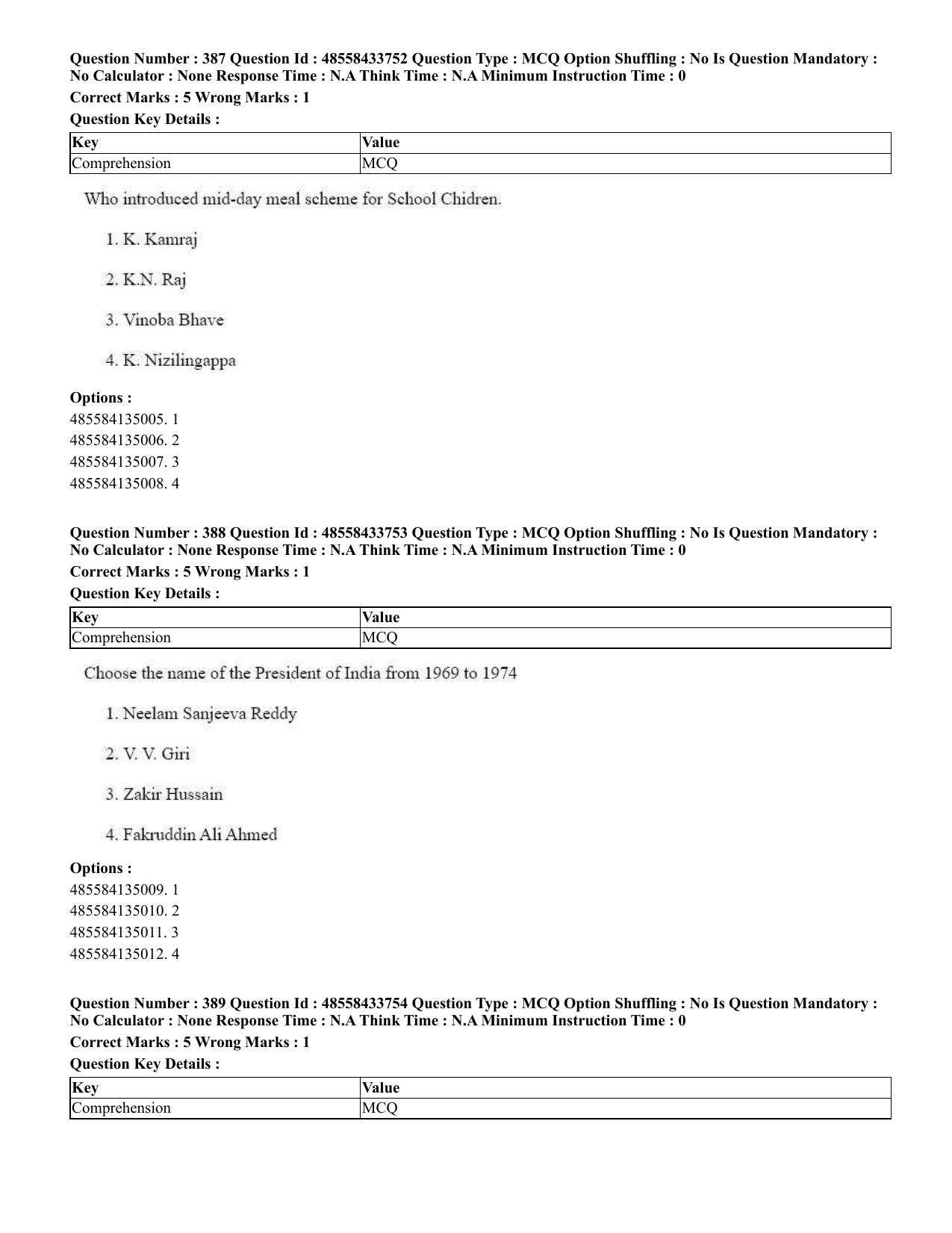 CUET 2023 English Gujarati Shift 1 Question Papers - 18 June 2023 - Page 364