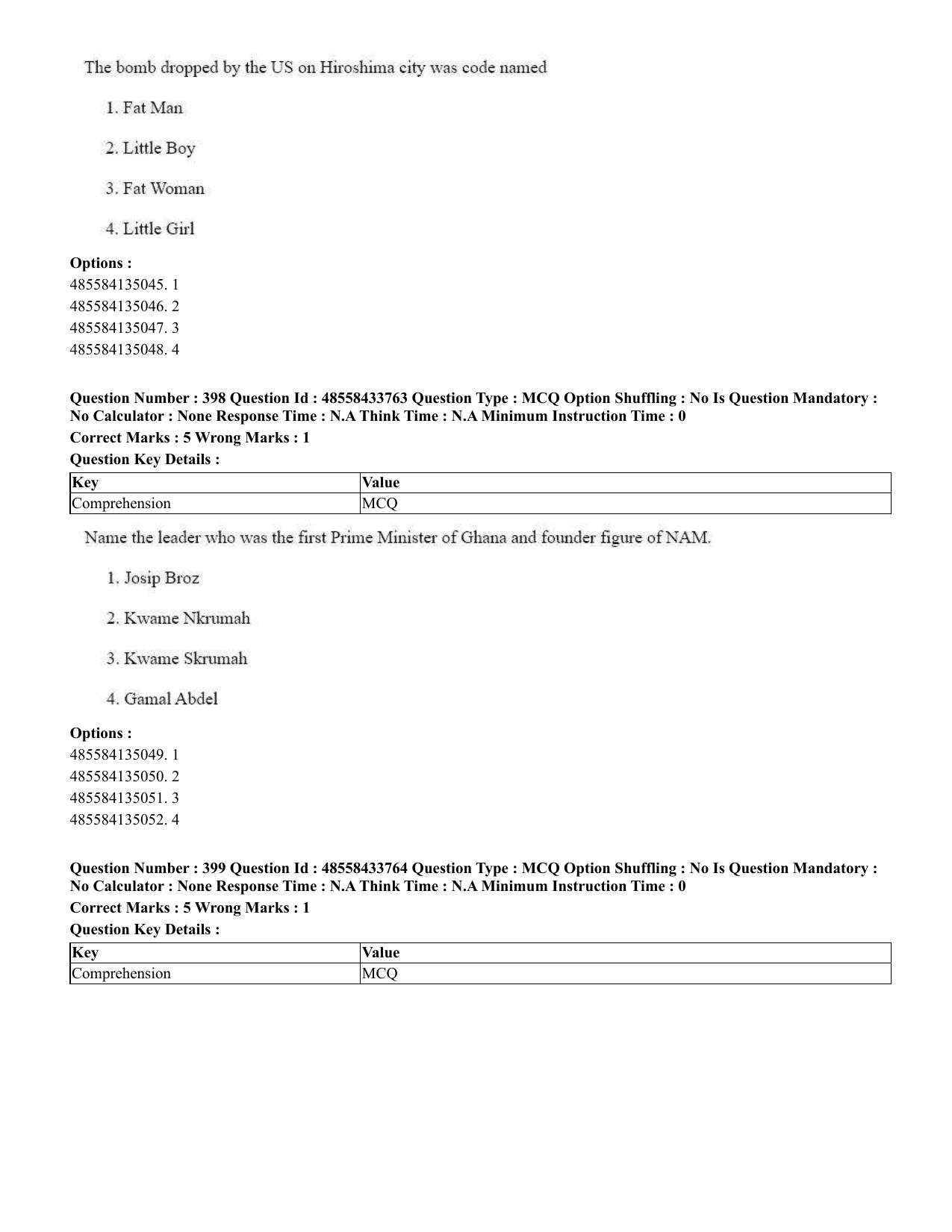 CUET 2023 English Gujarati Shift 1 Question Papers - 18 June 2023 - Page 369