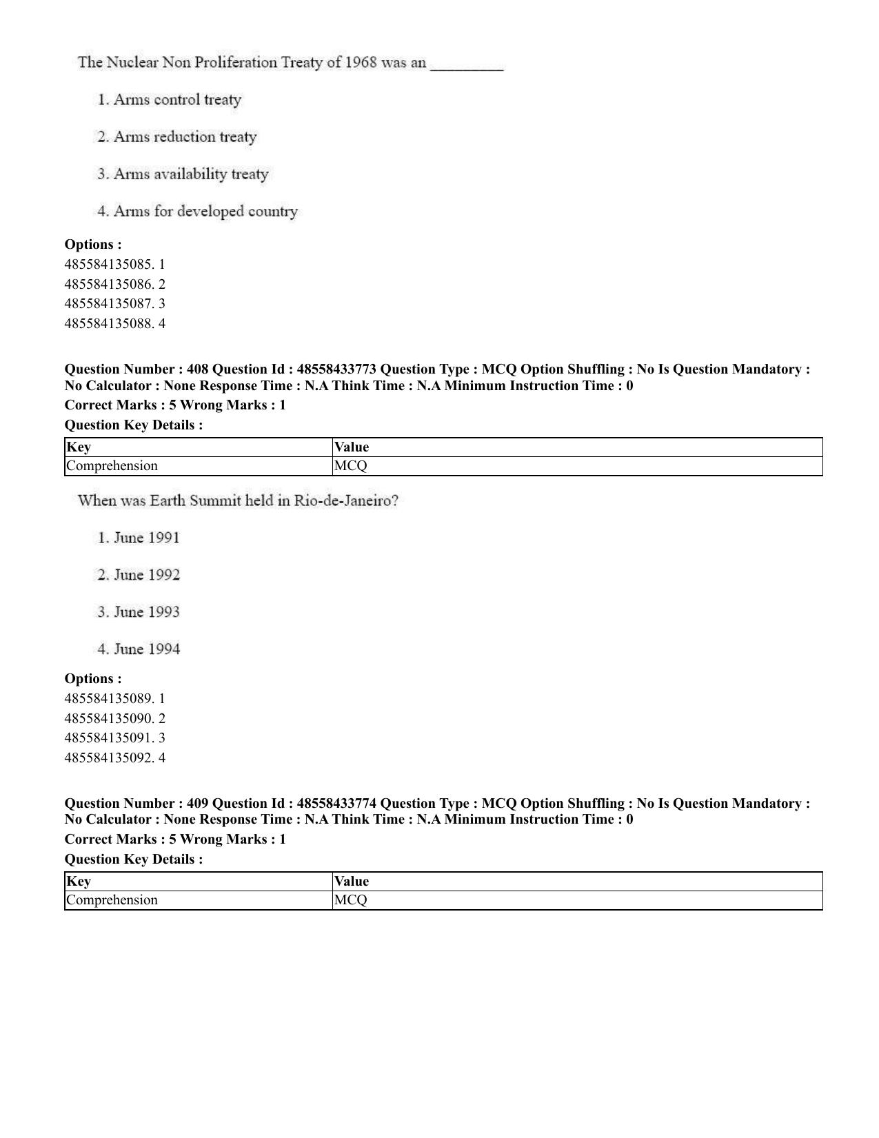 CUET 2023 English Gujarati Shift 1 Question Papers - 18 June 2023 - Page 374