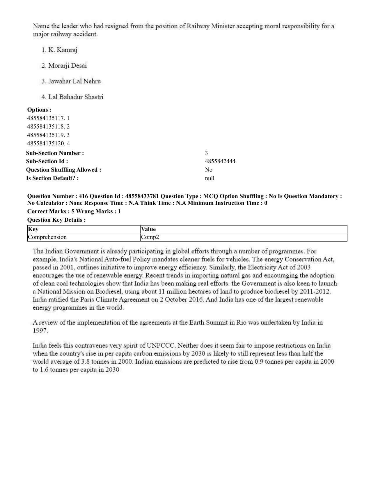 CUET 2023 English Gujarati Shift 1 Question Papers - 18 June 2023 - Page 379