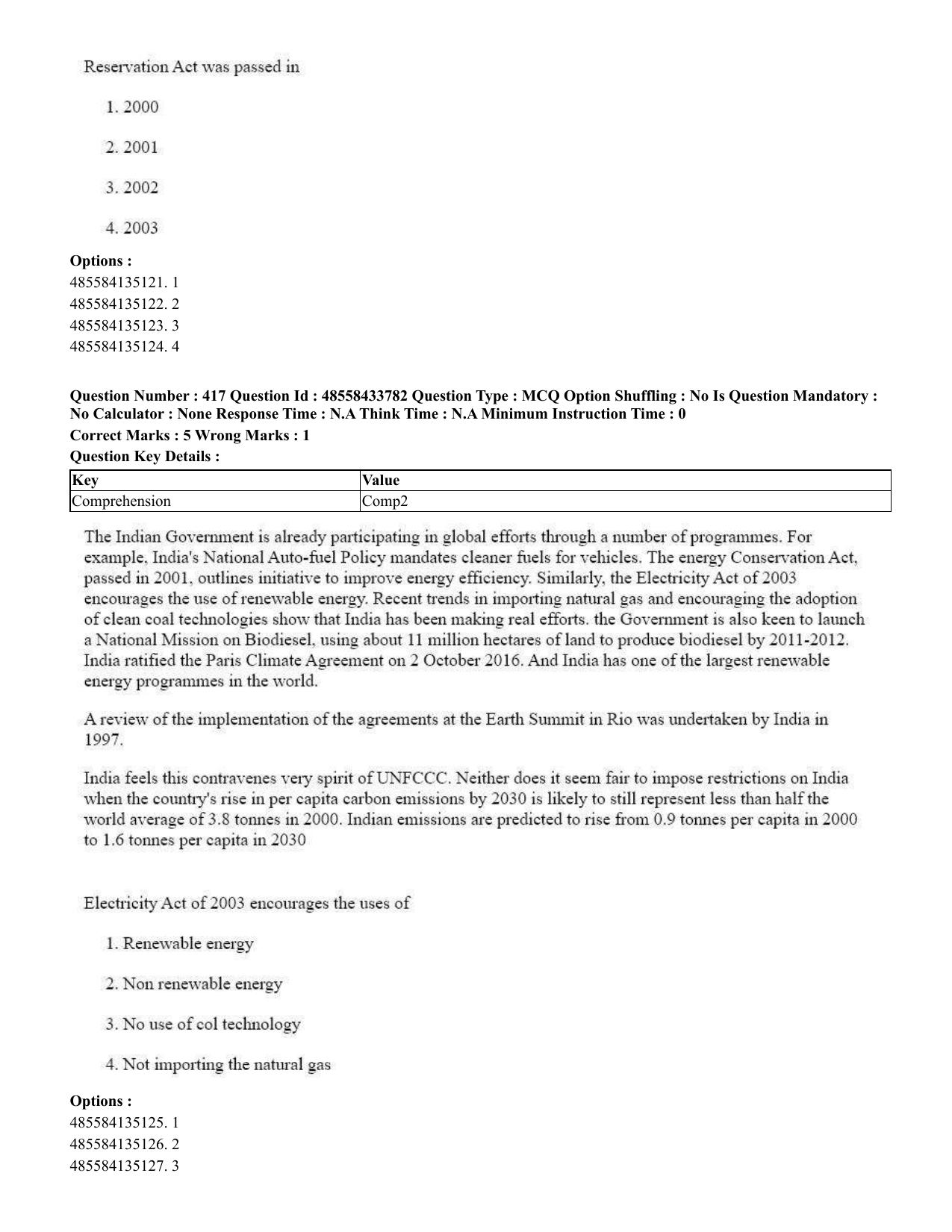 CUET 2023 English Gujarati Shift 1 Question Papers - 18 June 2023 - Page 380