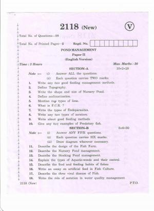 AP Inter 2nd Year Vocational Question Paper March - 2020 - Post Cocoon Technology - II (new)