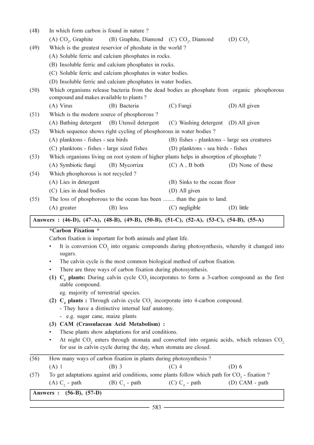 GSEB HSC Biology Question Paper (English Medium)- Chapter 28 - Page 11