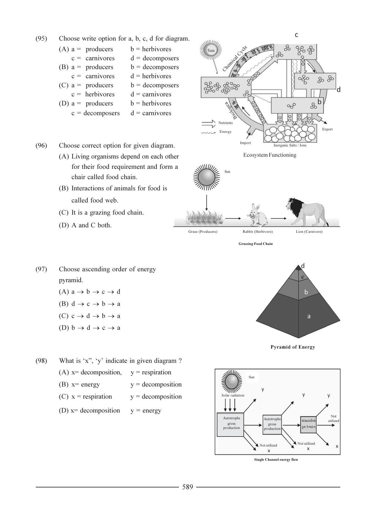 GSEB HSC Biology Question Paper (English Medium)- Chapter 28 - Page 17