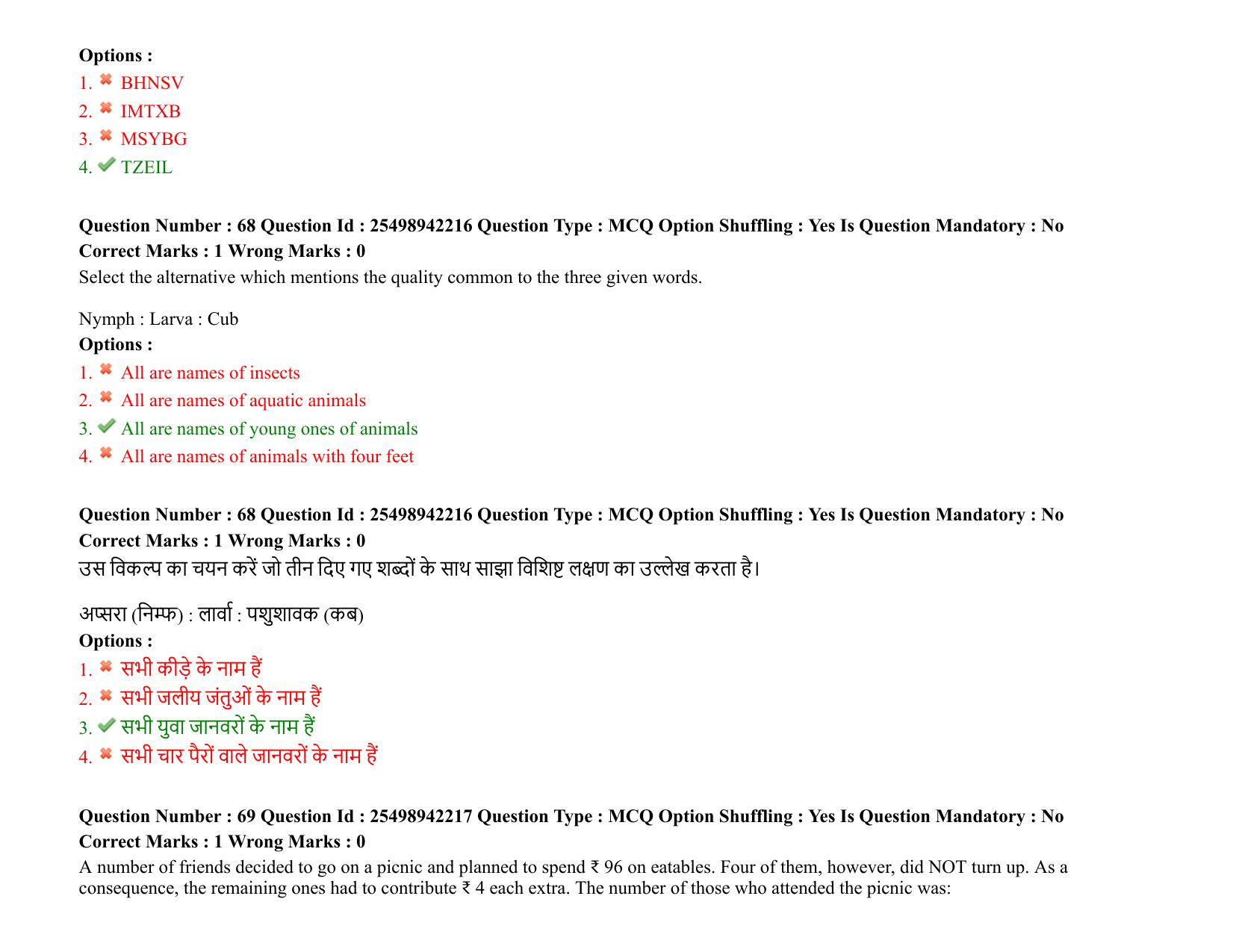 MP CPCT 22 October 2021 Question Paper English Shift 1 - Page 47