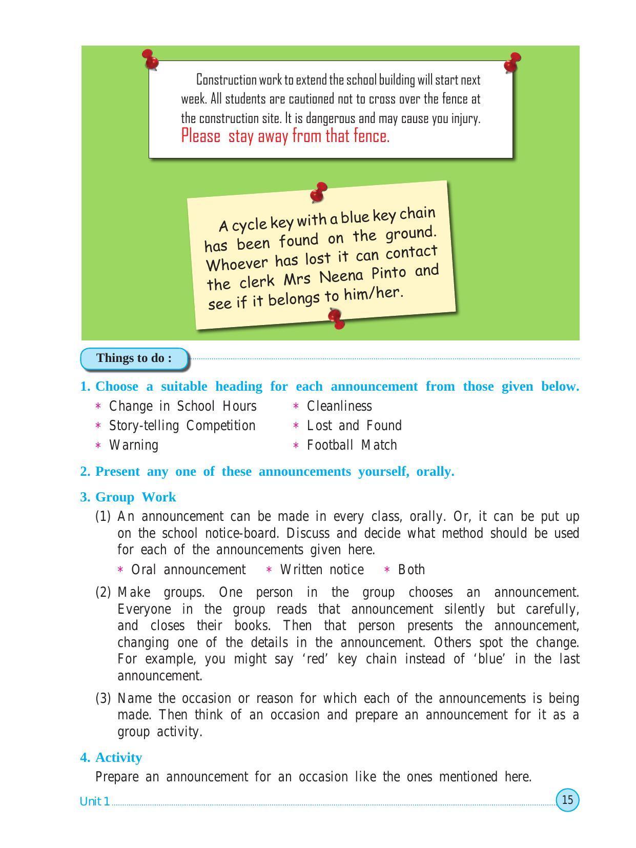 Maharashtra Board Class 5 English Textbook - Page 25