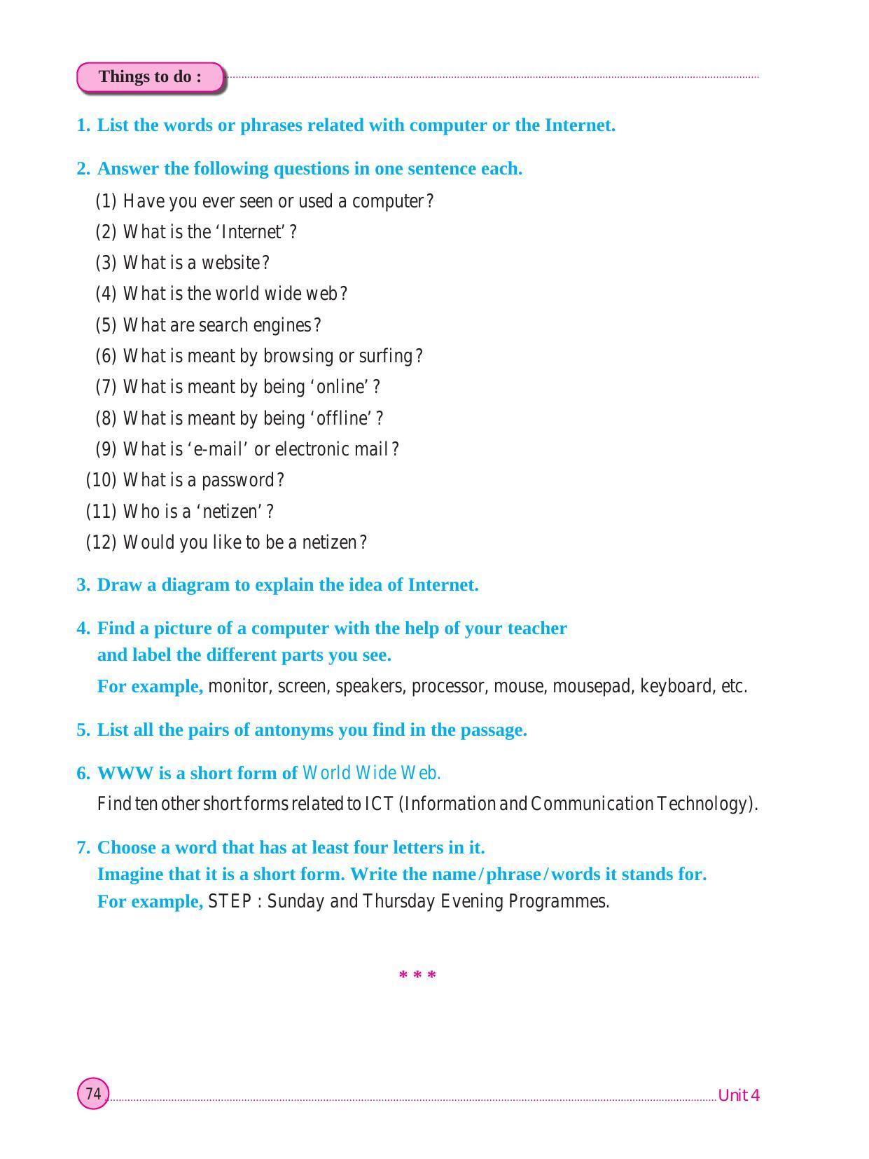 Maharashtra Board Class 5 English Textbook - Page 84