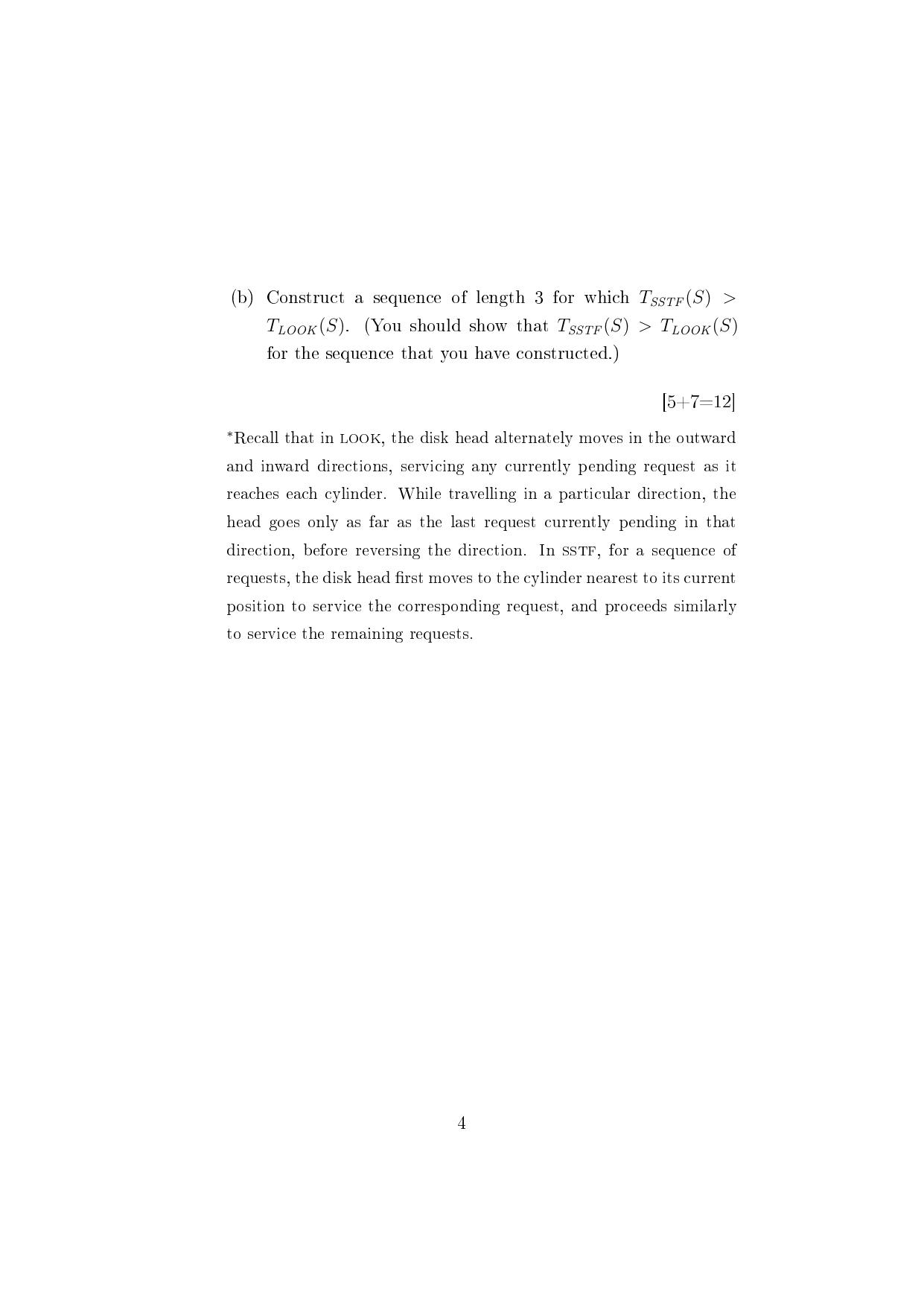ISI Admission Test JRF in Computer Science (CSB) 2024 Sample Paper - Page 4