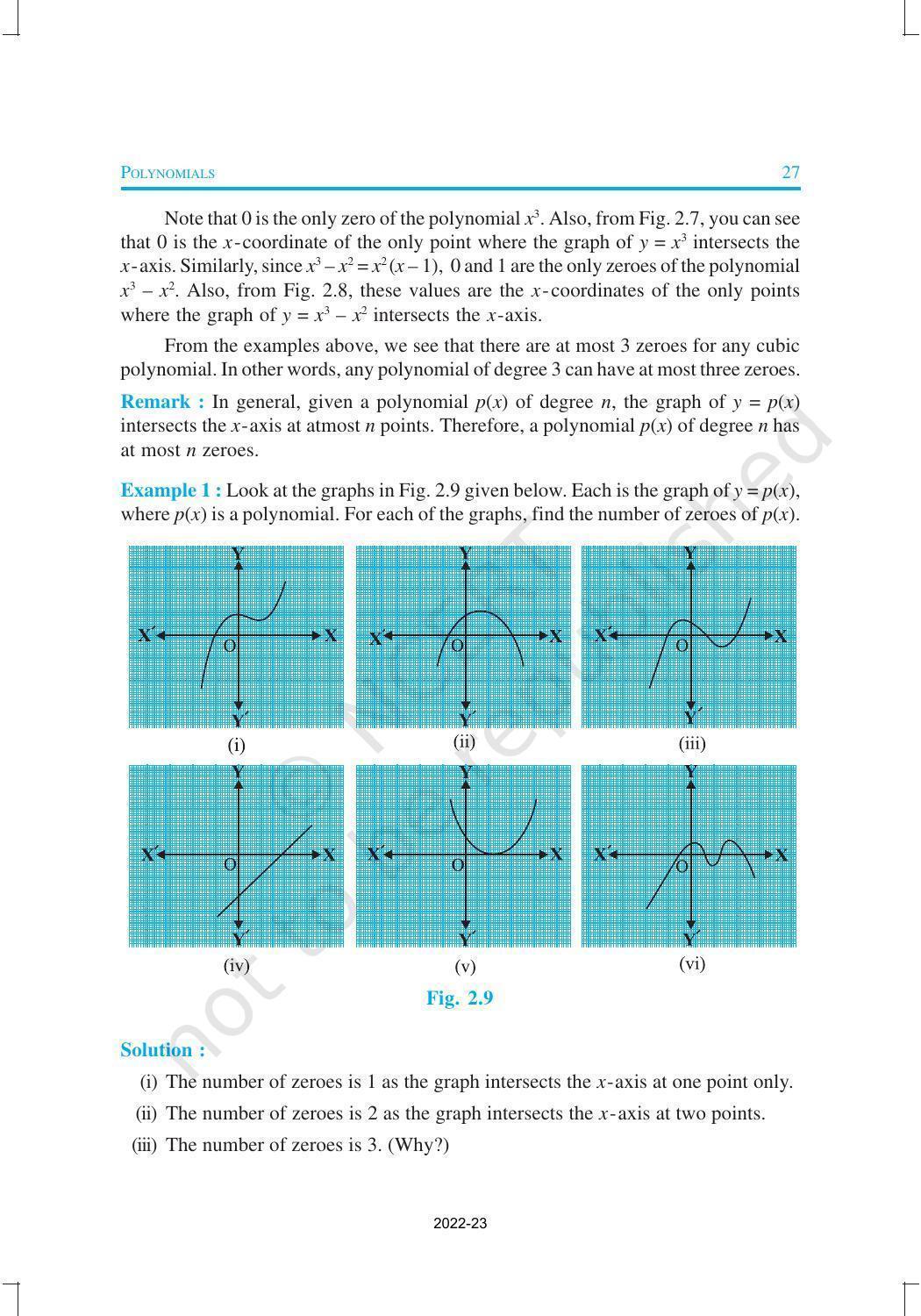 NCERT Book for Class 10 Maths Chapter 2 Polynomials - Page 8