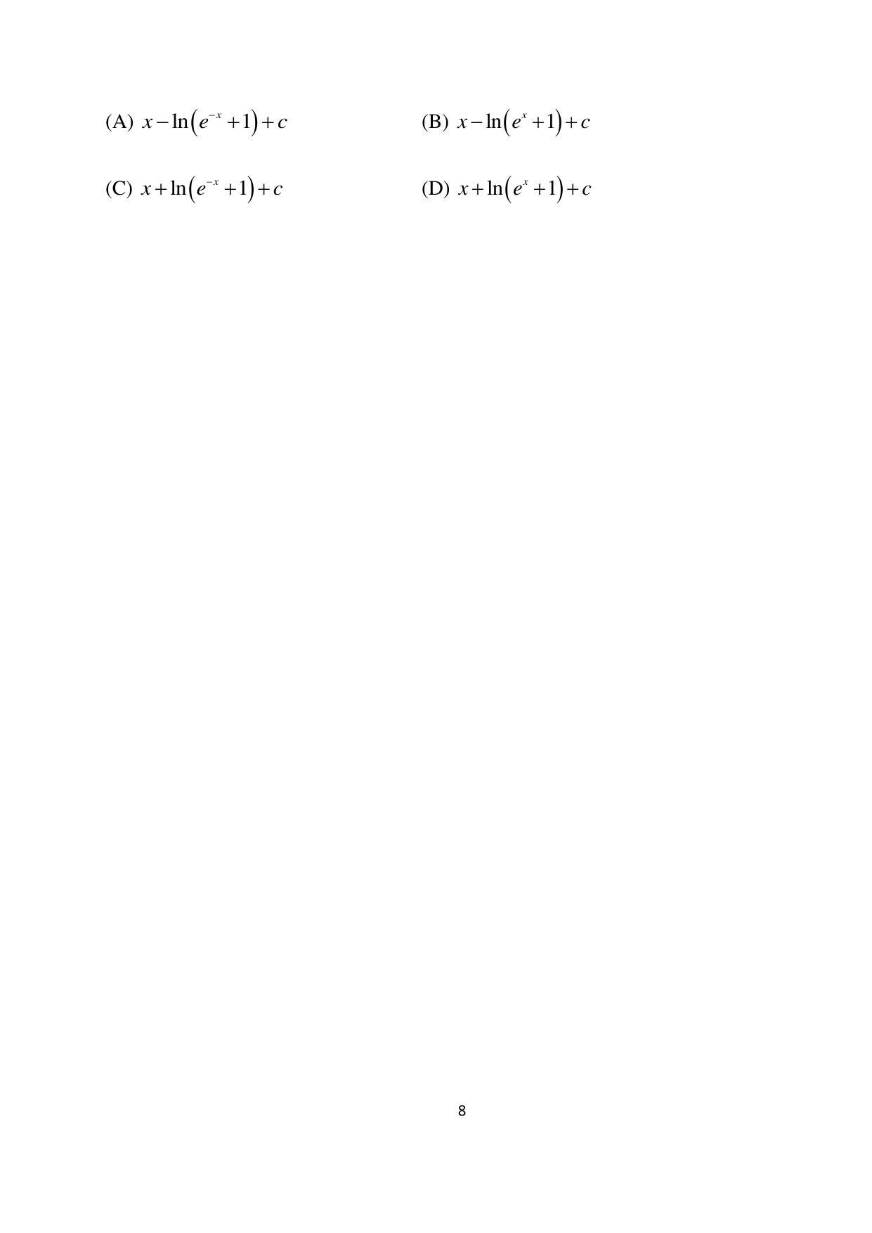 OJEE 2015 TECH (LE) Question Paper - Page 8