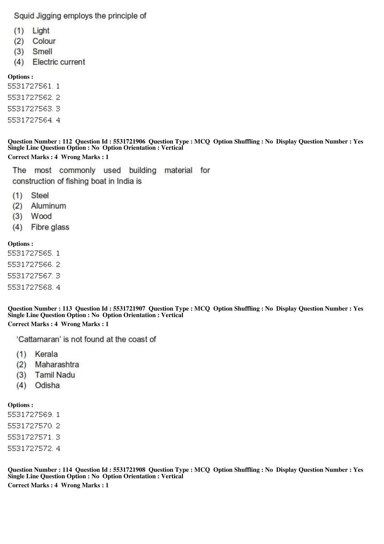 ICAR AIEEA PG 2019 FISHERIES SCIENCES Question Paper - Page 38