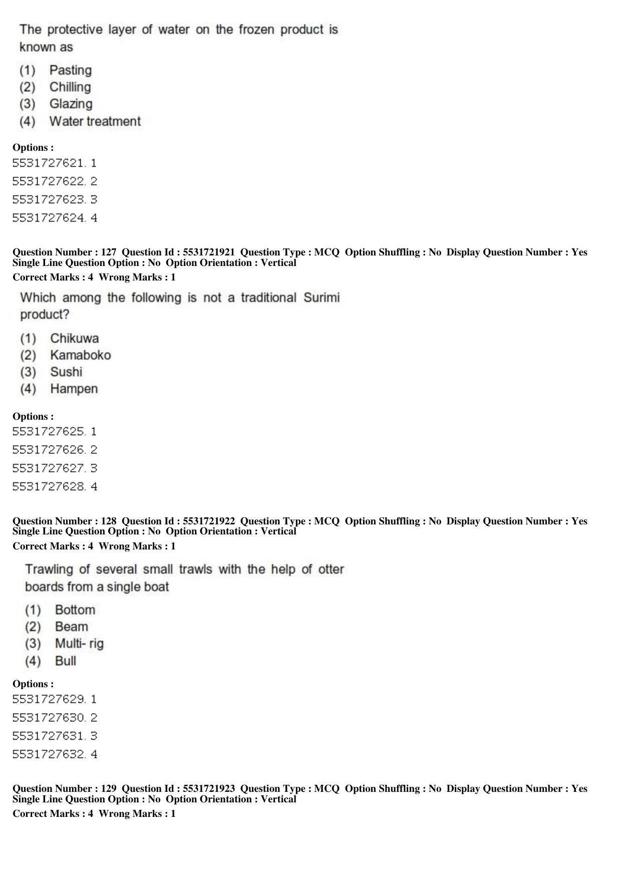 ICAR AIEEA PG 2019 FISHERIES SCIENCES Question Paper - Page 43