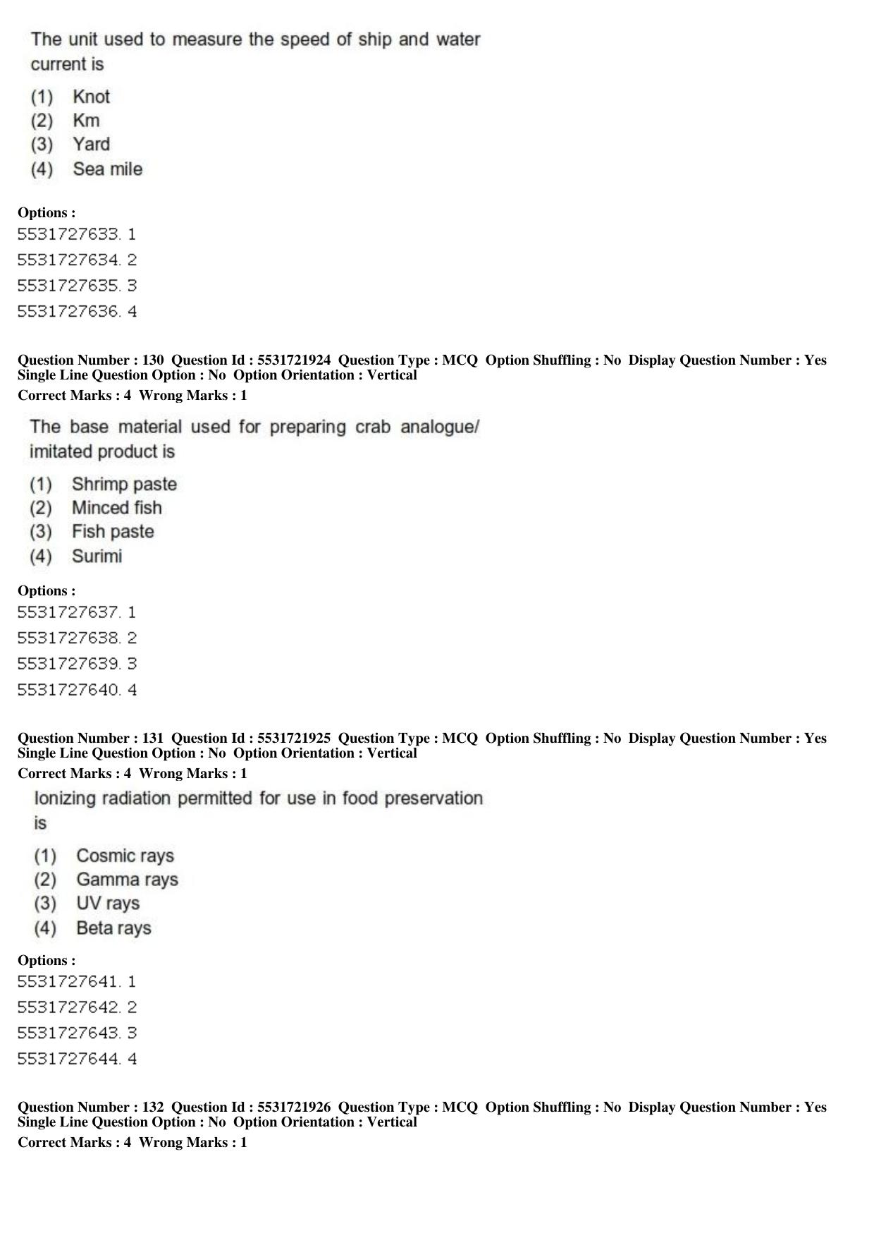 ICAR AIEEA PG 2019 FISHERIES SCIENCES Question Paper - Page 44