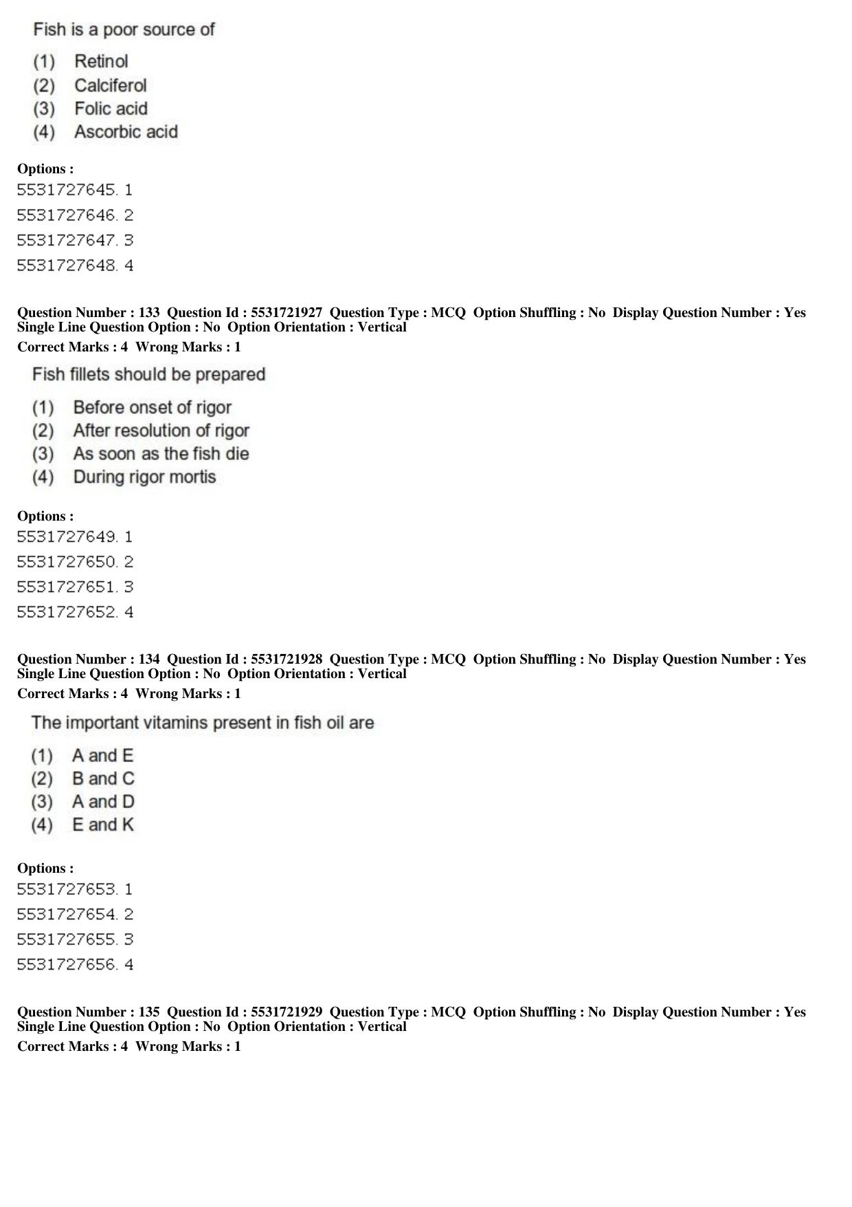 ICAR AIEEA PG 2019 FISHERIES SCIENCES Question Paper - Page 45