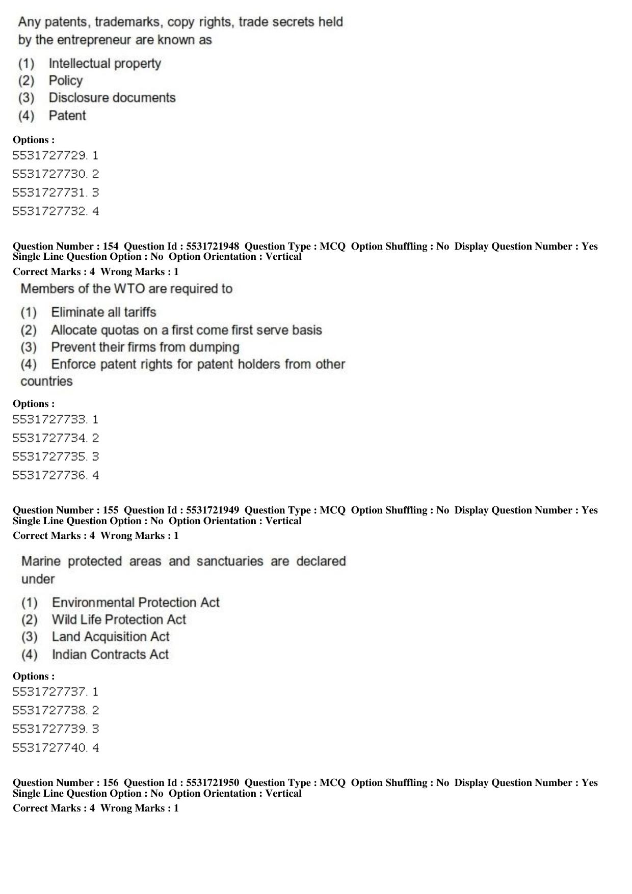 ICAR AIEEA PG 2019 FISHERIES SCIENCES Question Paper - Page 52