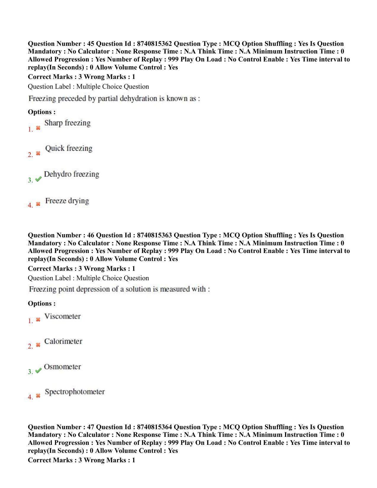 BHU RET Horticulture 2020 Question Paper  - Page 30