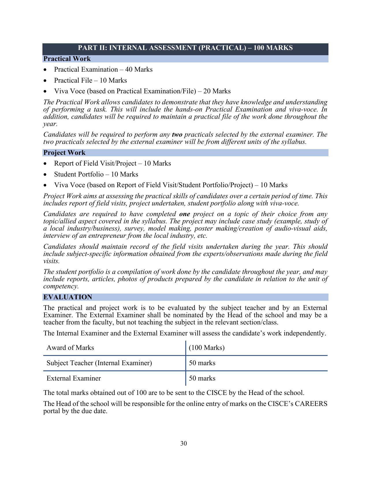 ICSE Assistant Beauty Therapist Syllabus 2026 - Page 20