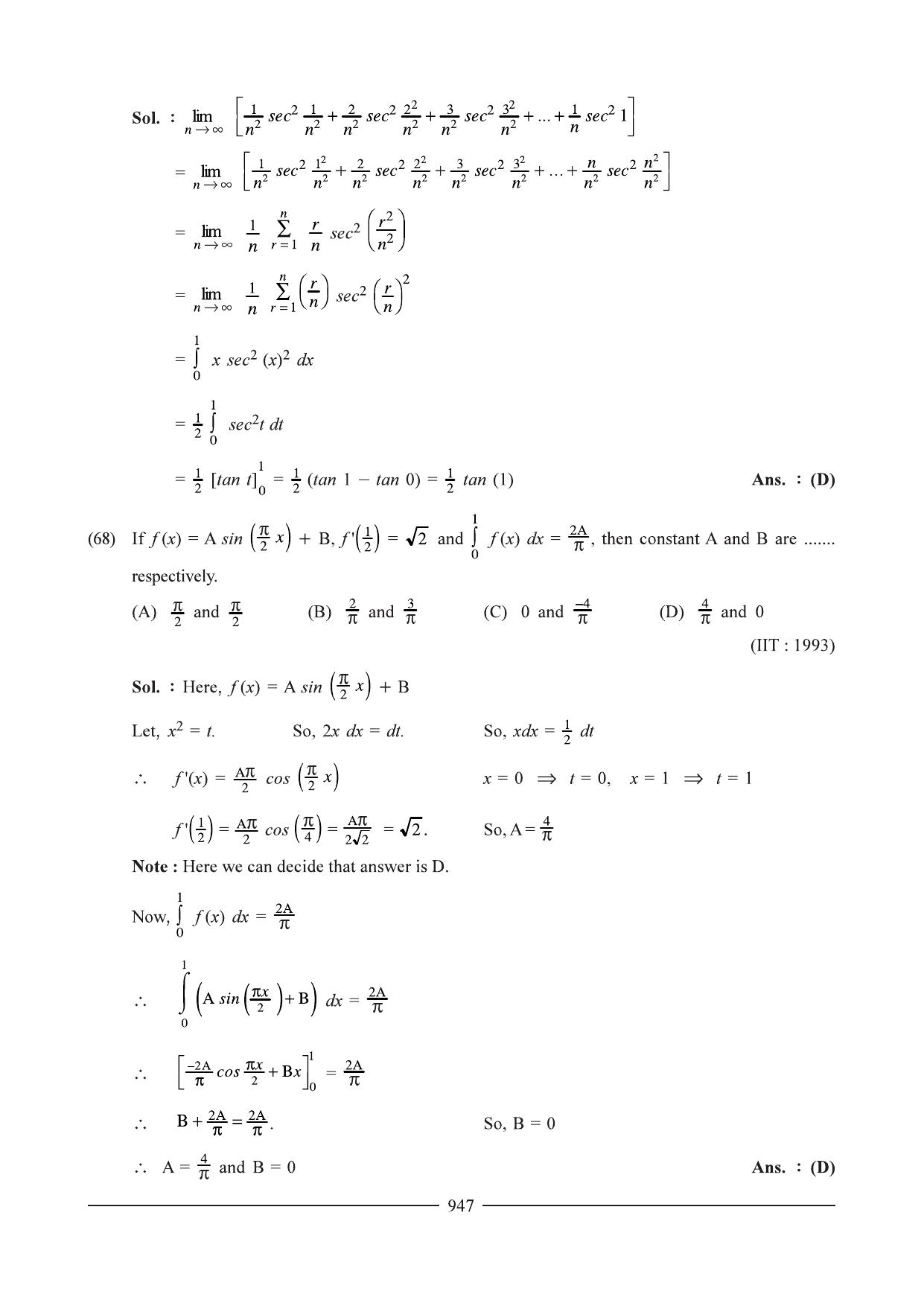 GSEB HSC Maths 1 Question Paper - Chapter 17 - Page 43