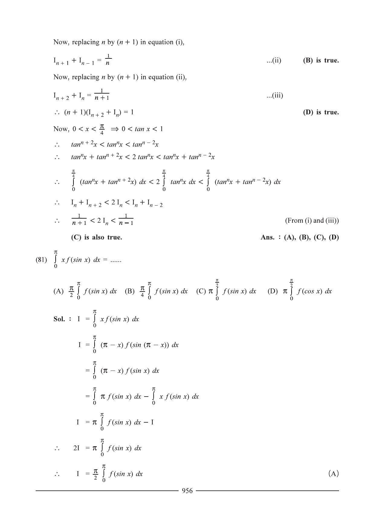 GSEB HSC Maths 1 Question Paper - Chapter 17 - Page 52