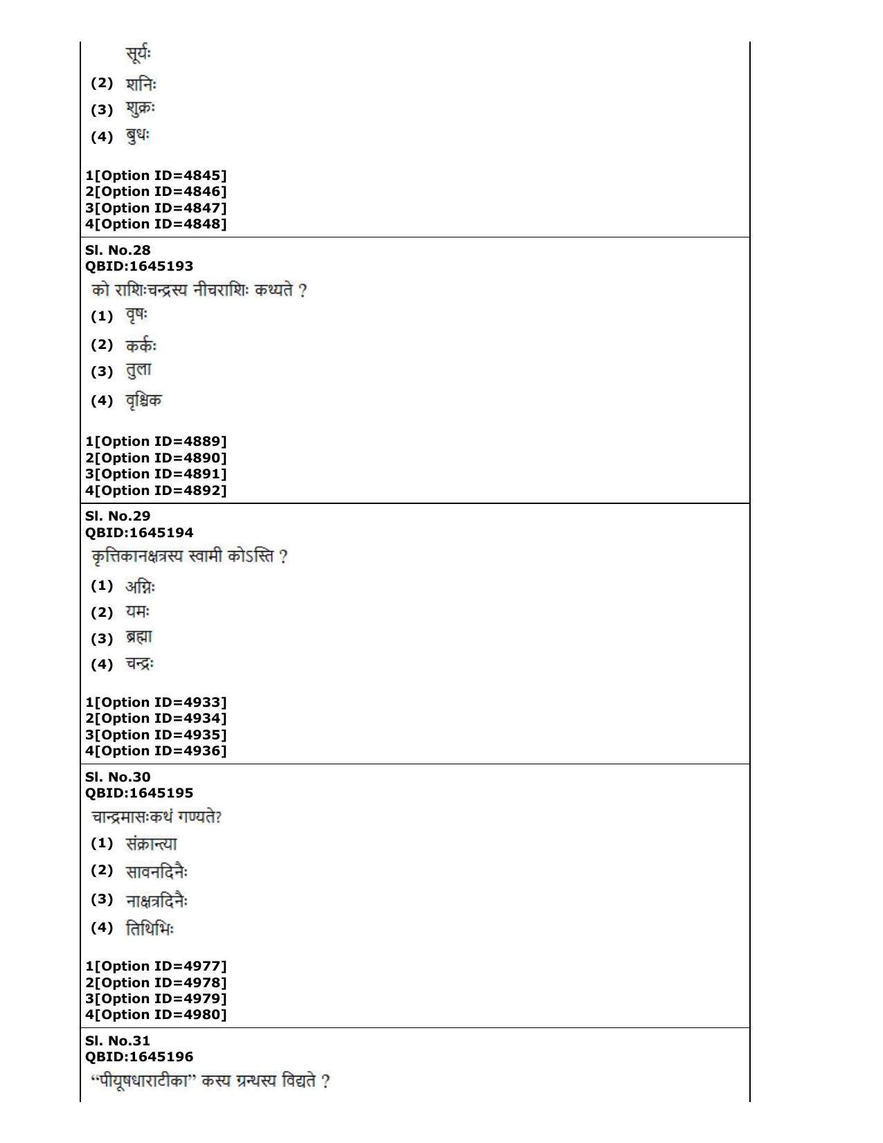 CUET (PG) 2022: PGQP-80 Jyotish (Falit) (2-09-2022) Question Paper - Page 17