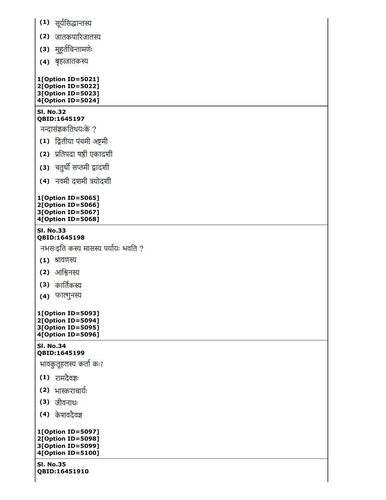 CUET (PG) 2022: PGQP-80 Jyotish (Falit) (2-09-2022) Question Paper - Page 18