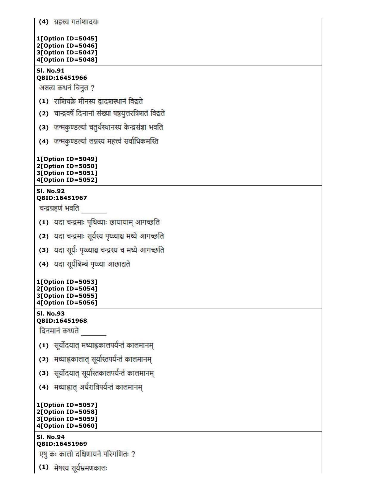 CUET (PG) 2022: PGQP-80 Jyotish (Falit) (2-09-2022) Question Paper - Page 34