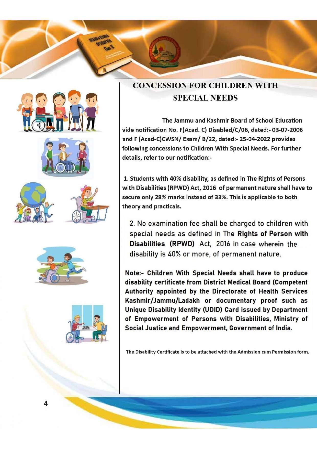 JKBOSE Syllabus for 9th class - Page 3