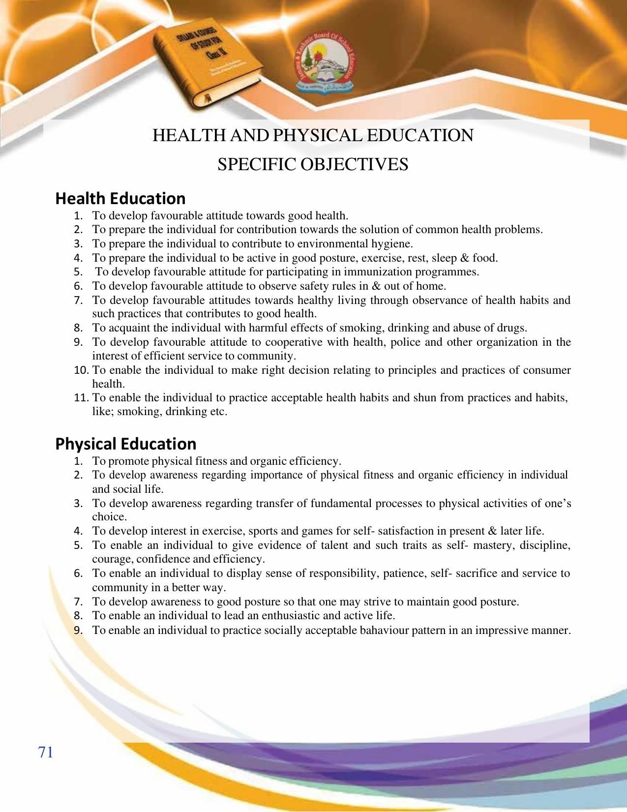 JKBOSE Syllabus for 9th class - Page 72