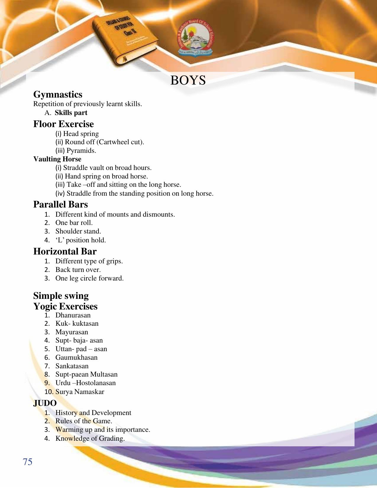 JKBOSE Syllabus for 9th class - Page 76
