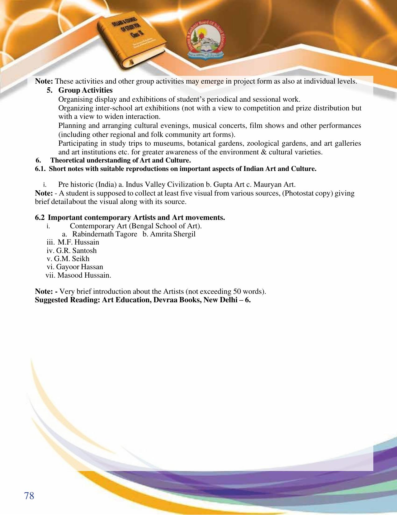 JKBOSE Syllabus for 9th class - Page 79