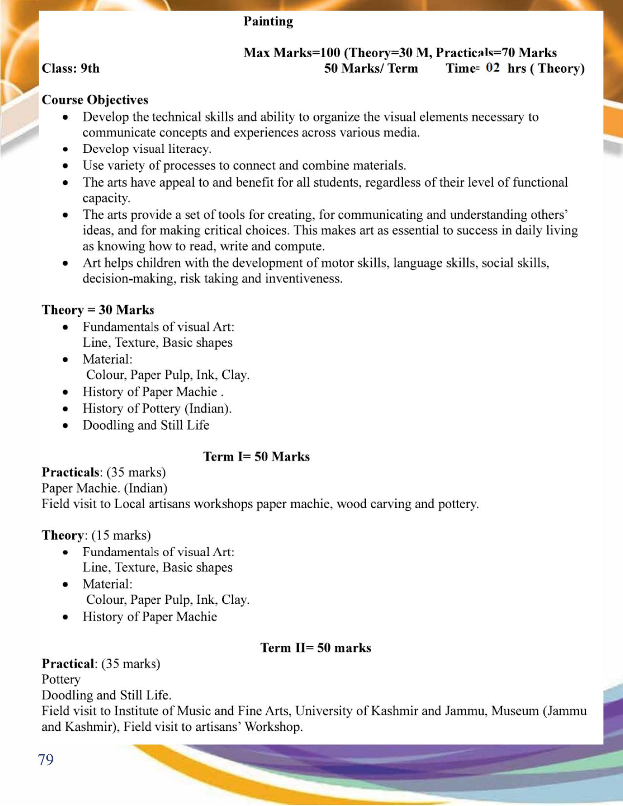 JKBOSE Syllabus for 9th class - Page 80