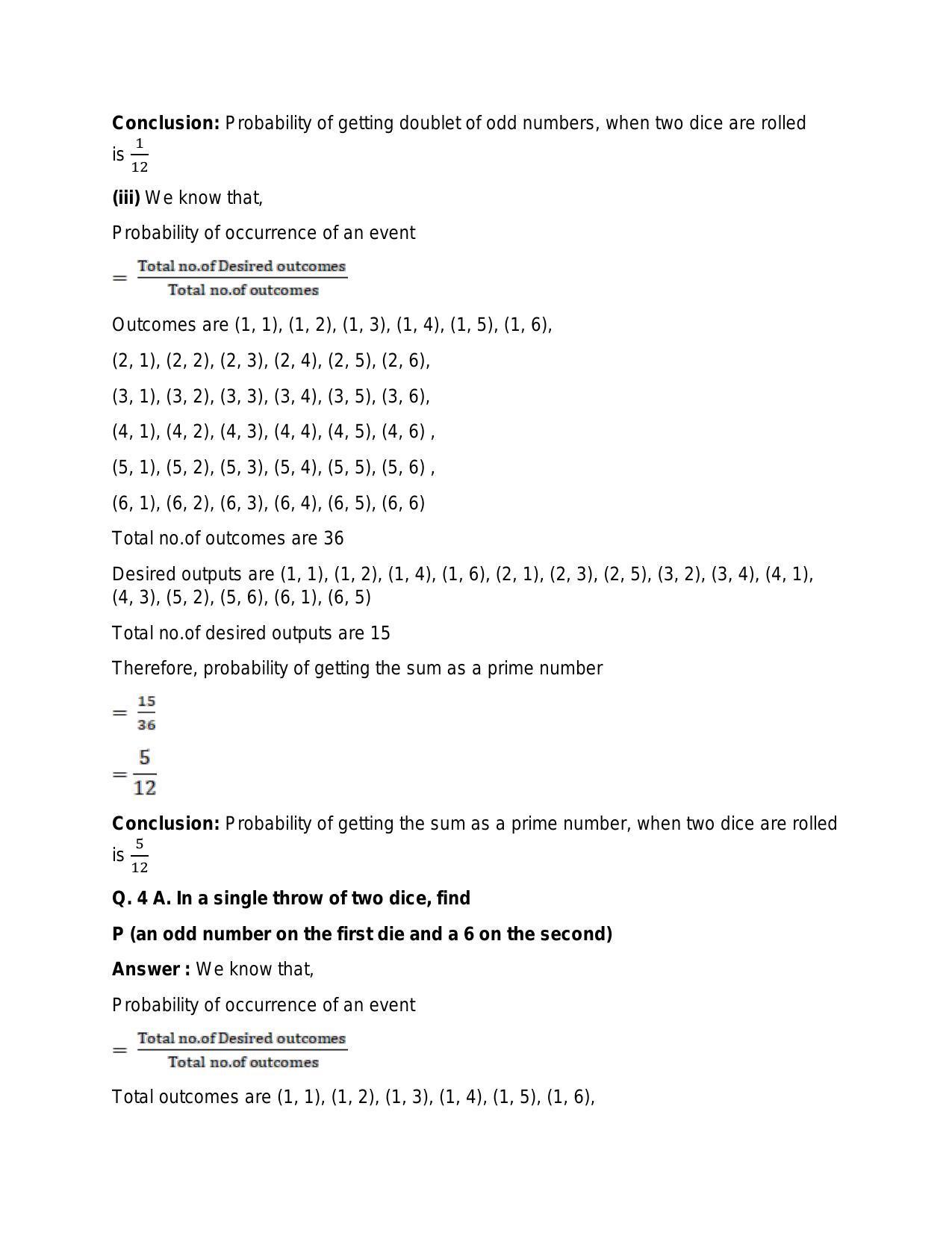 Chapter 31: Probability: RS Aggarwal Class 11 Solutions  - Page 6