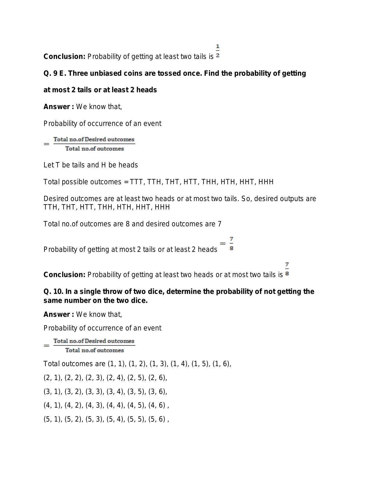 Chapter 31: Probability: RS Aggarwal Class 11 Solutions  - Page 17
