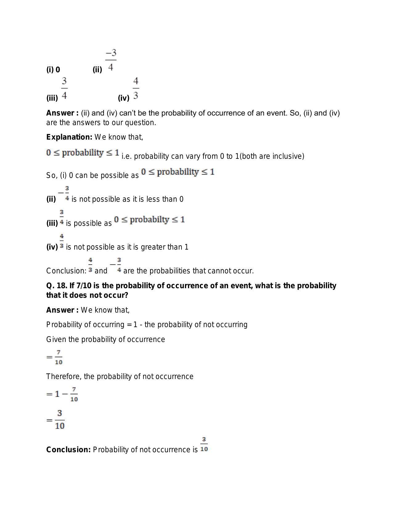 Chapter 31: Probability: RS Aggarwal Class 11 Solutions  - Page 22