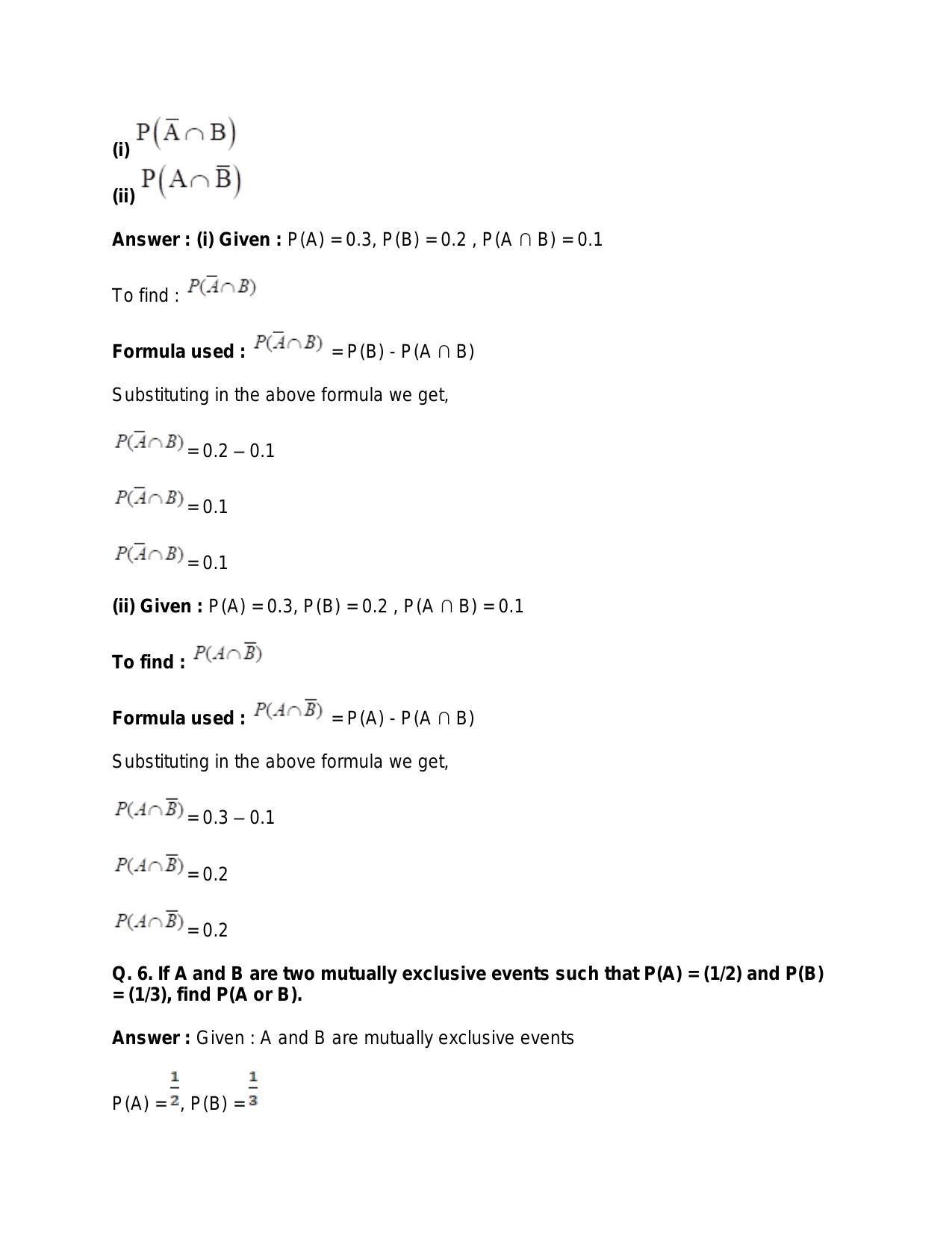 Chapter 31: Probability: RS Aggarwal Class 11 Solutions  - Page 35