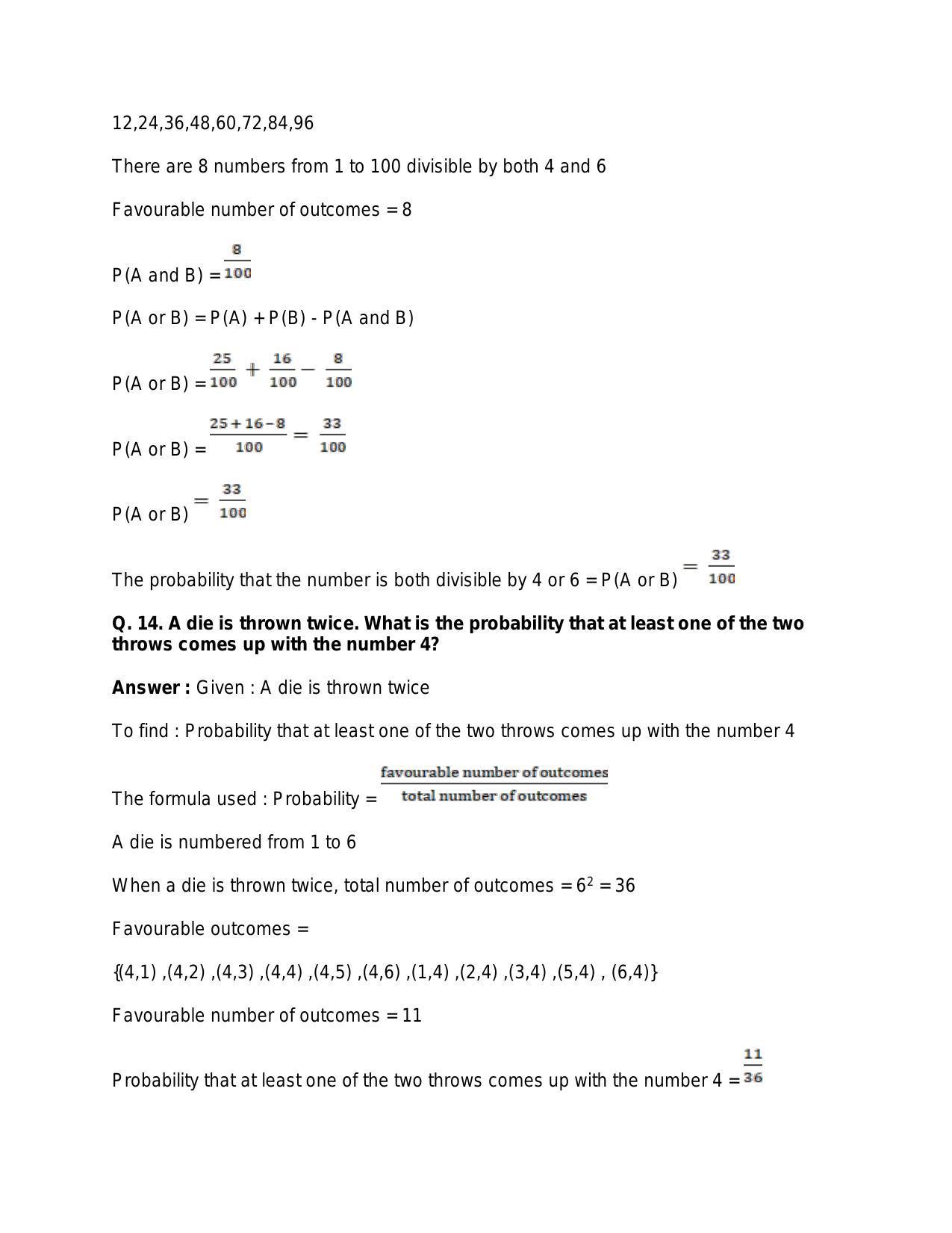 Chapter 31: Probability: RS Aggarwal Class 11 Solutions  - Page 42