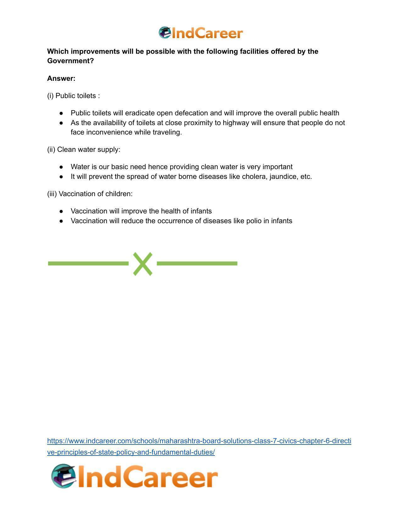 Maharashtra Board Solutions Class 7-Civics: Chapter 6- Directive Principles of State Policy and Fundamental Duties - Page 18